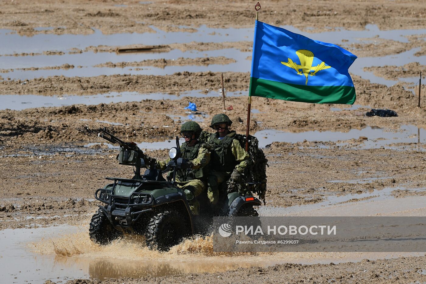 Военно-спортивный праздник в честь Дня ВДВ