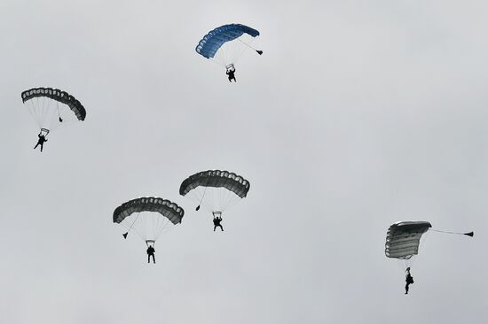 Военно-спортивный праздник в честь Дня ВДВ