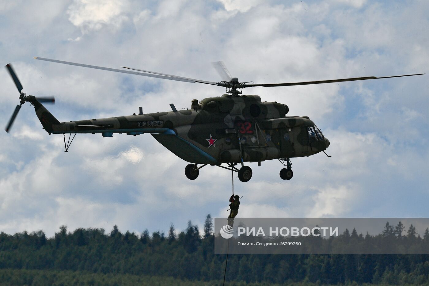 Военно-спортивный праздник в честь Дня ВДВ