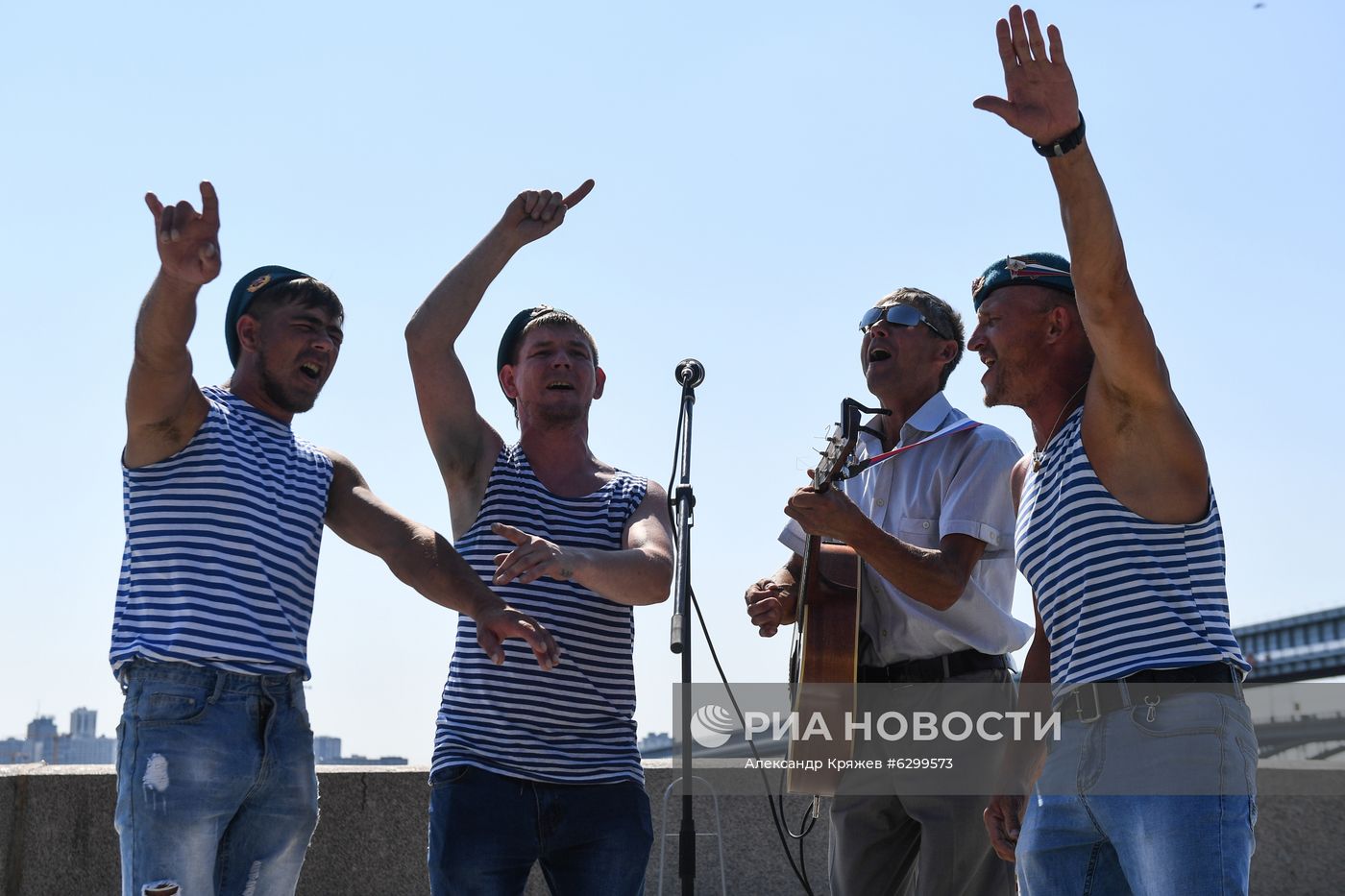 Празднование Дня ВДВ 