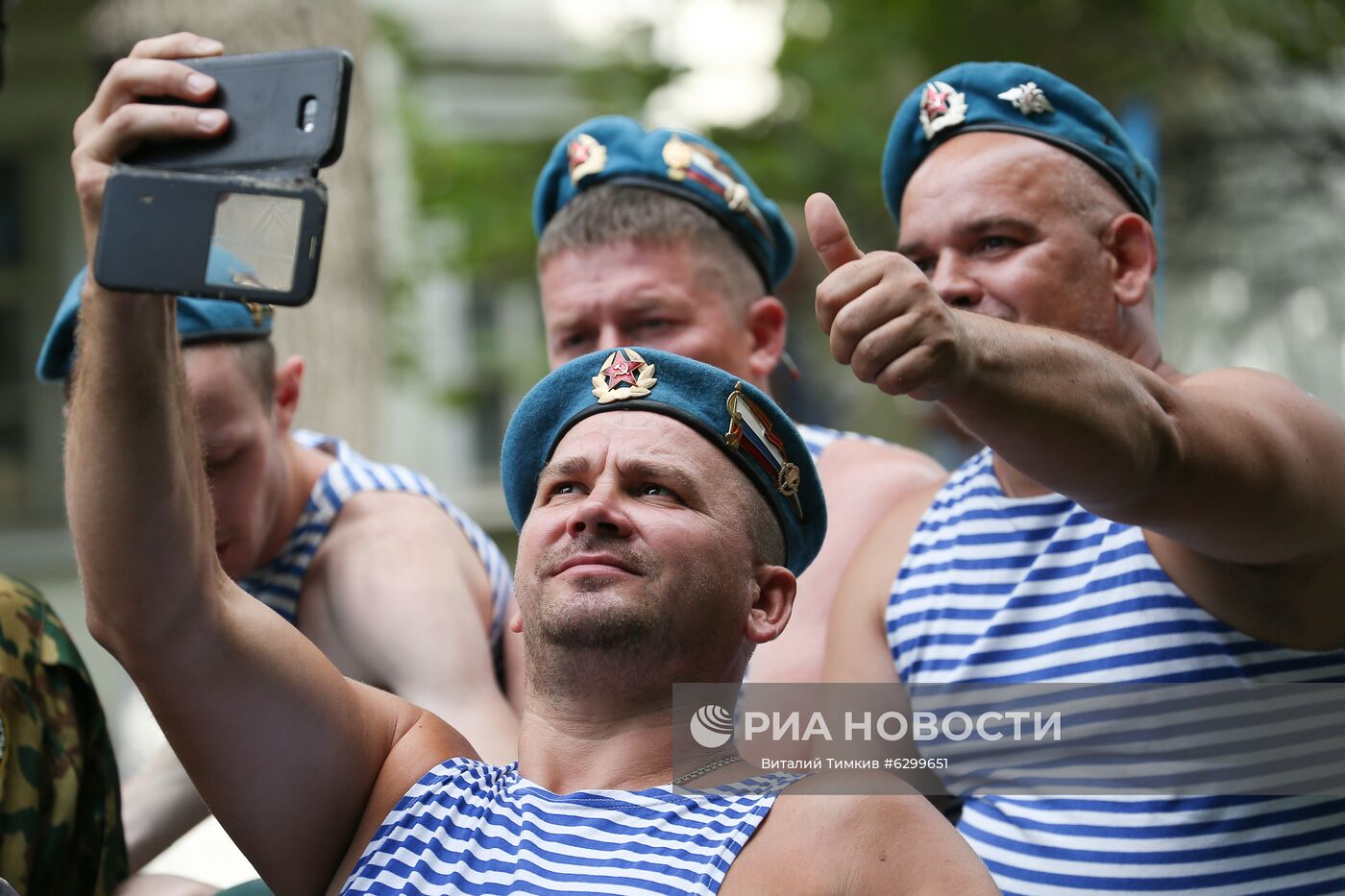 Празднование Дня ВДВ