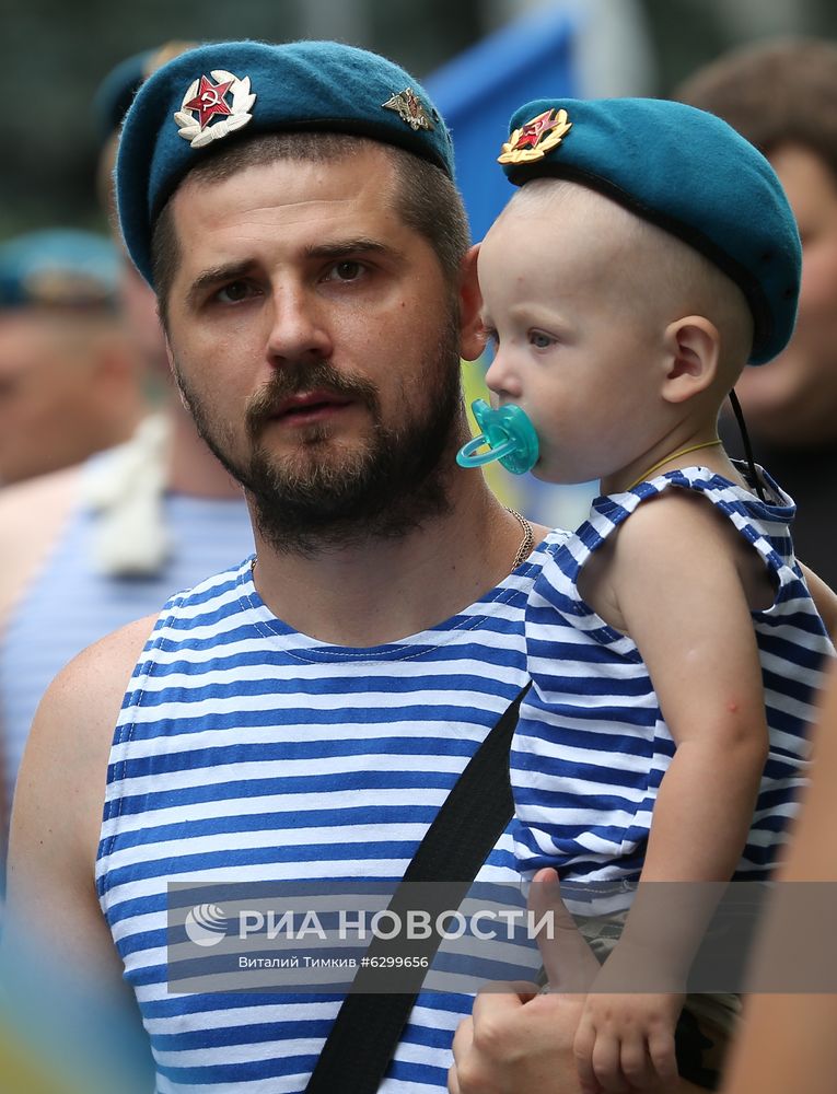 Празднование Дня ВДВ 