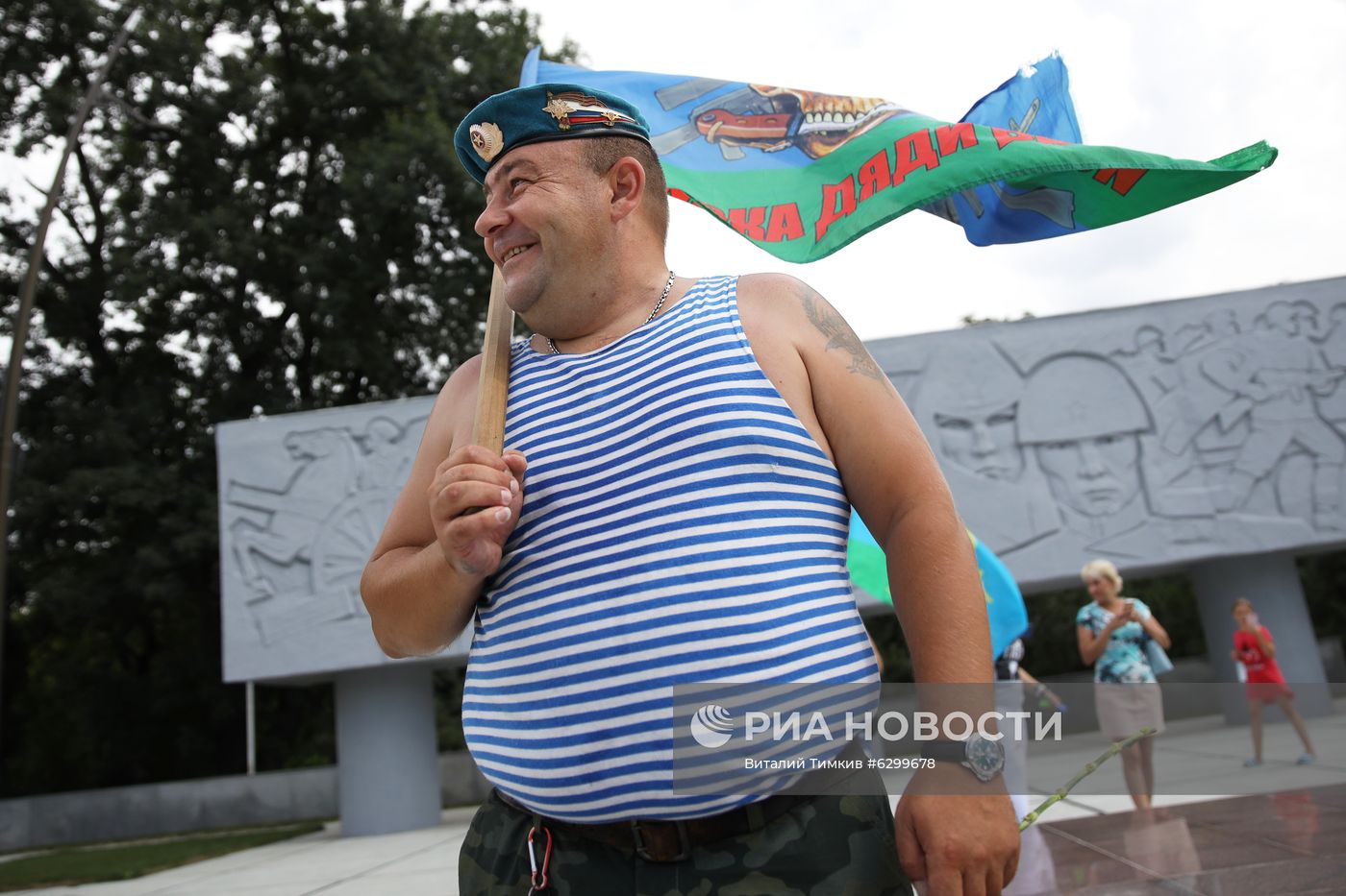 Празднование Дня ВДВ 
