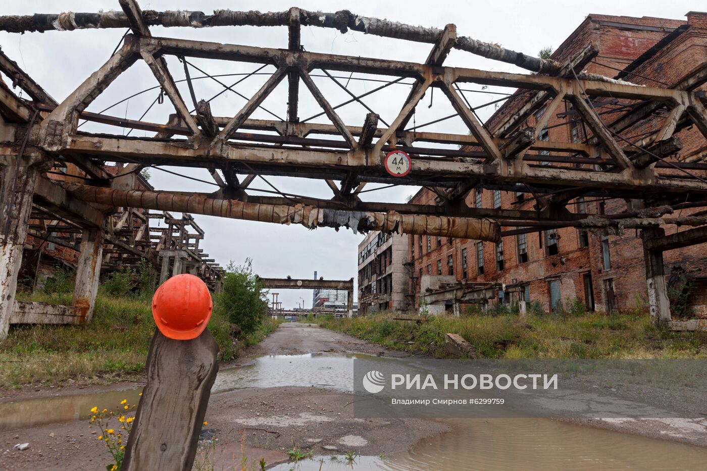 Бывший химкомбинат в Усолье-Сибирском