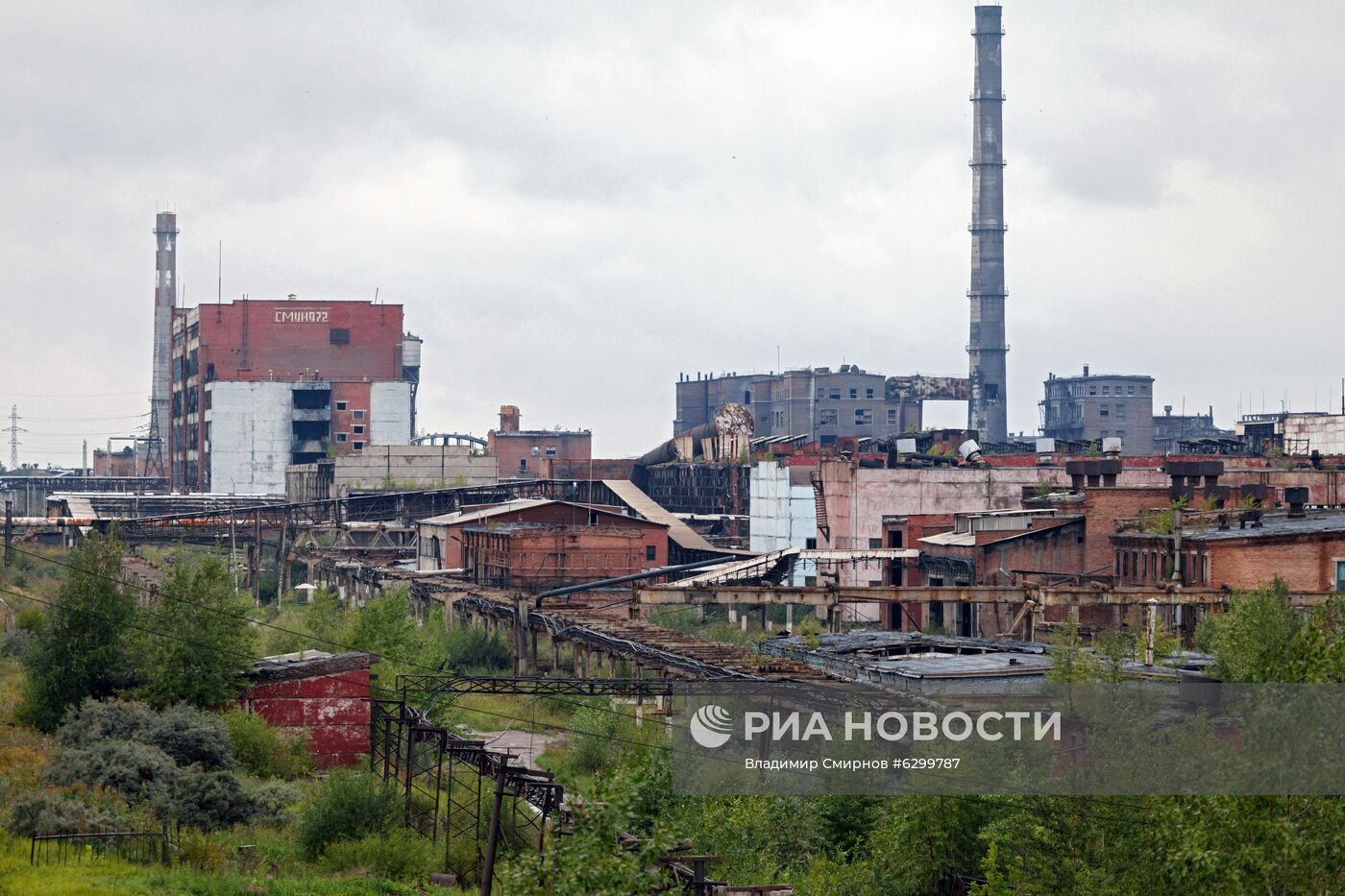 Бывший химкомбинат в Усолье-Сибирском