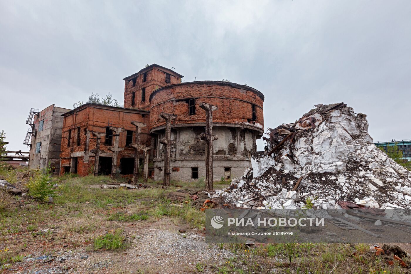 Бывший химкомбинат в Усолье-Сибирском