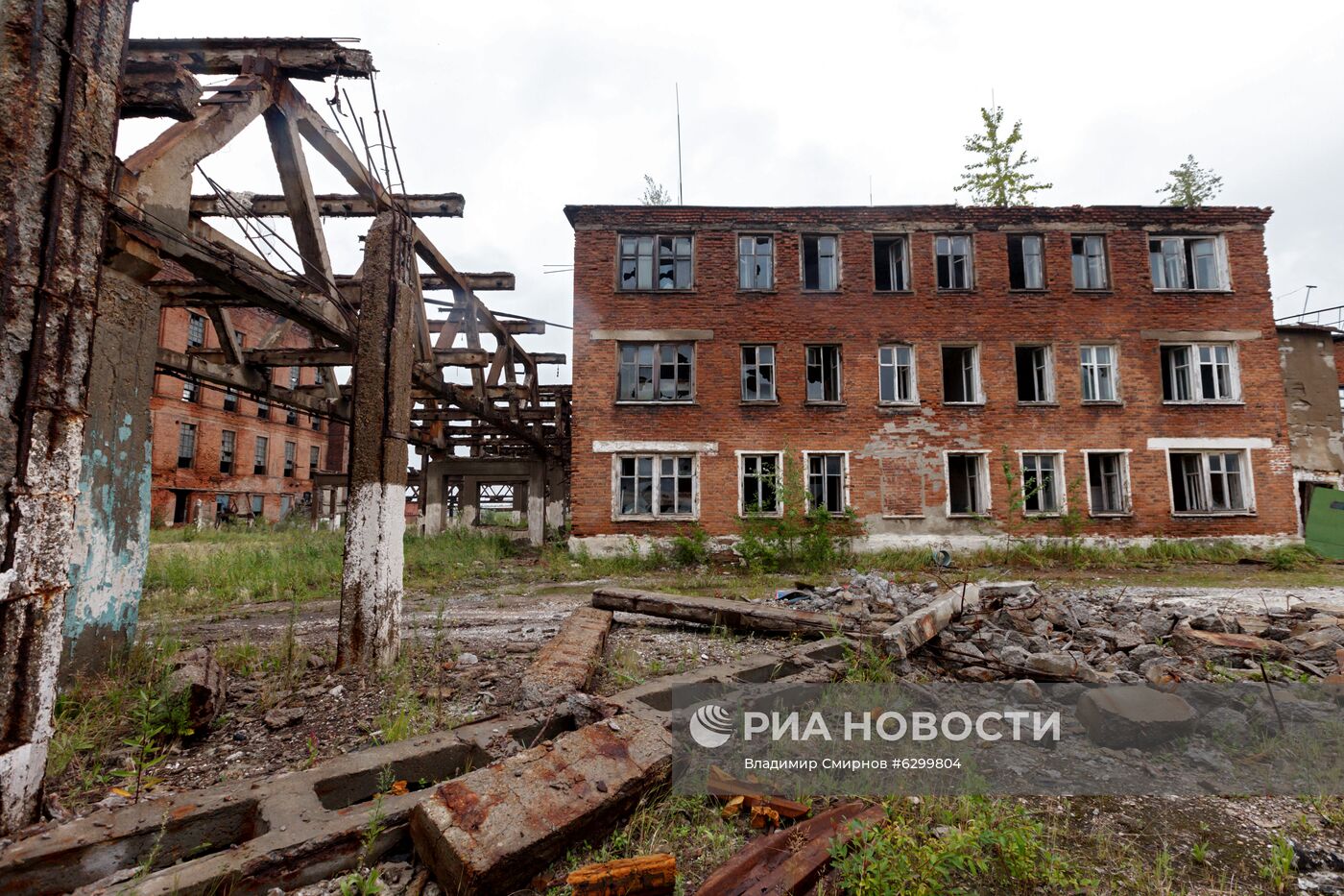 Бывший химкомбинат в Усолье-Сибирском