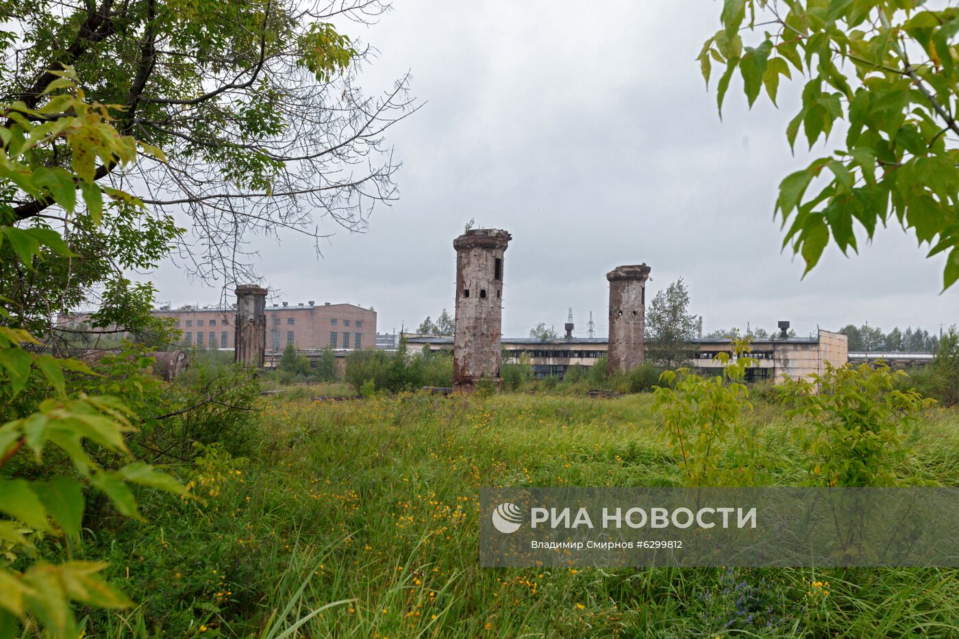 Бывший химкомбинат в Усолье-Сибирском