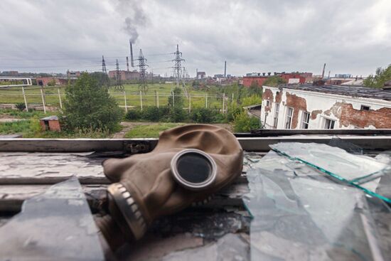 Бывший химкомбинат в Усолье-Сибирском