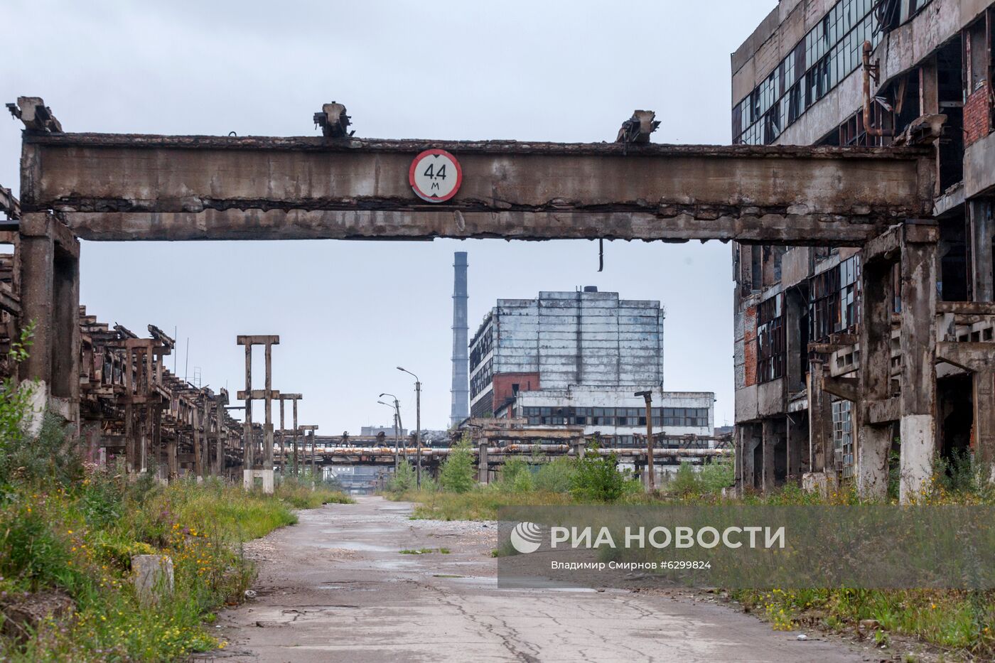 Бывший химкомбинат в Усолье-Сибирском