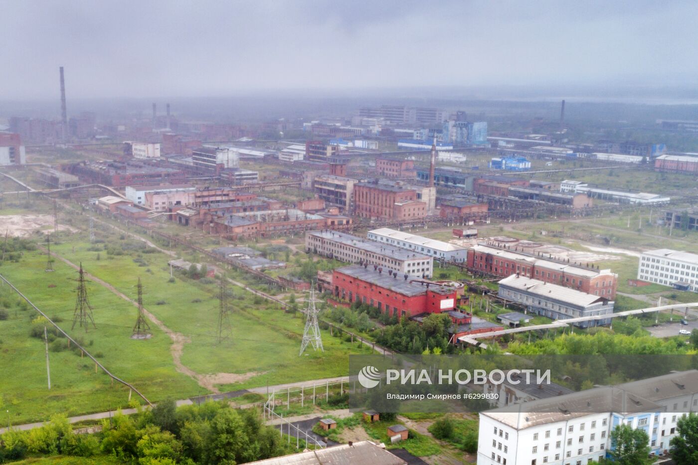 Бывший химкомбинат в Усолье-Сибирском