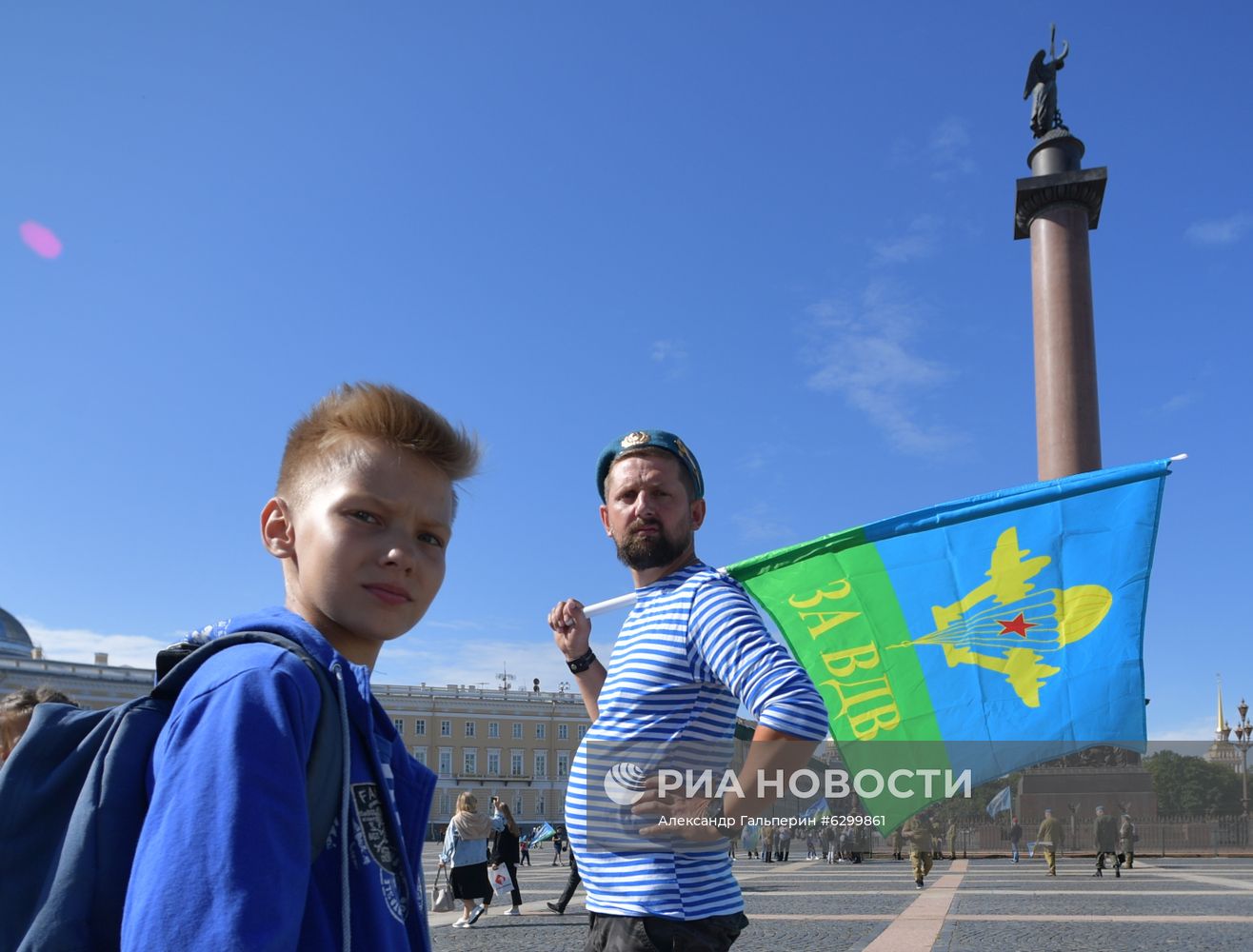 Празднование Дня ВДВ 