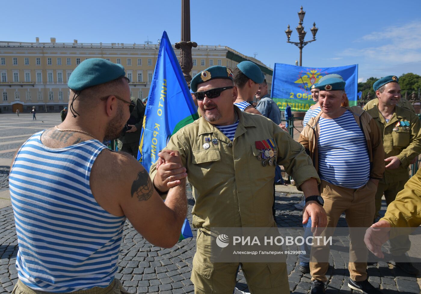 Празднование Дня ВДВ 