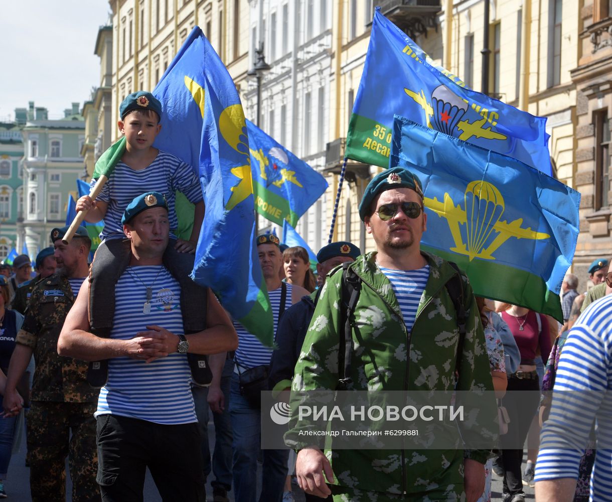 Празднование Дня ВДВ 