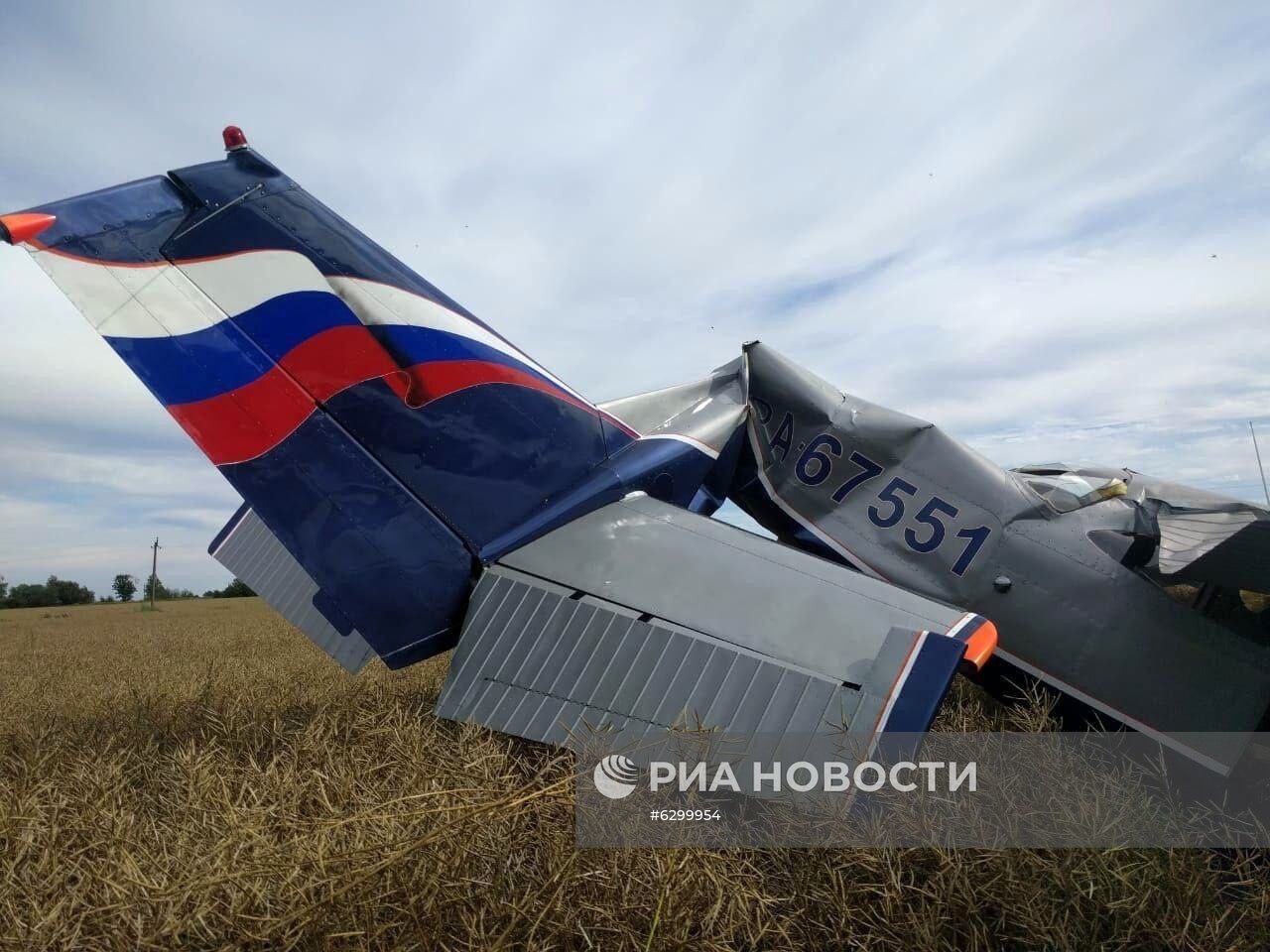 Крушение частного легкомоторного самолета в Калининградской области