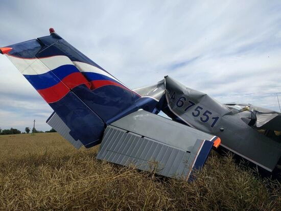 Крушение частного легкомоторного самолета в Калининградской области