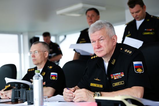 Учения Балтийского флота по высадке морского десанта на необорудованное побережье