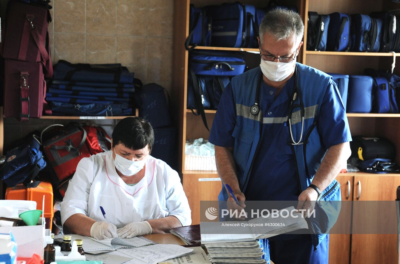 Работа станции скорой медицинской помощи в Тамбове