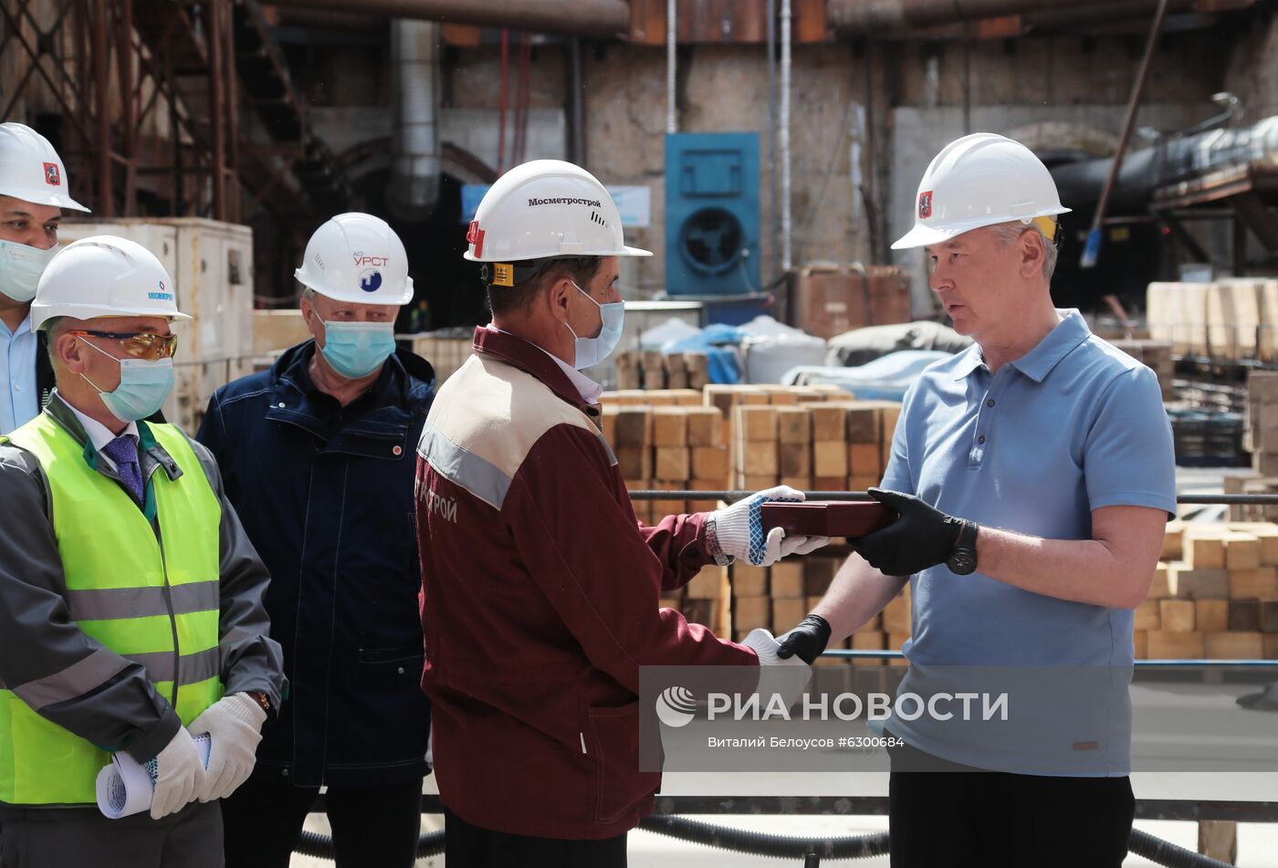 Строительство станции метро "Университет Дружбы Народов"