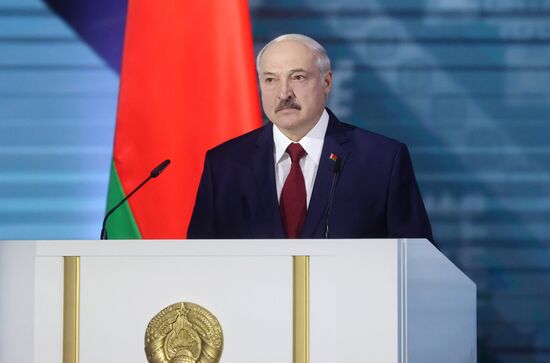 Обращение президента Белоруссии А. Лукашенко накануне президентских выборов