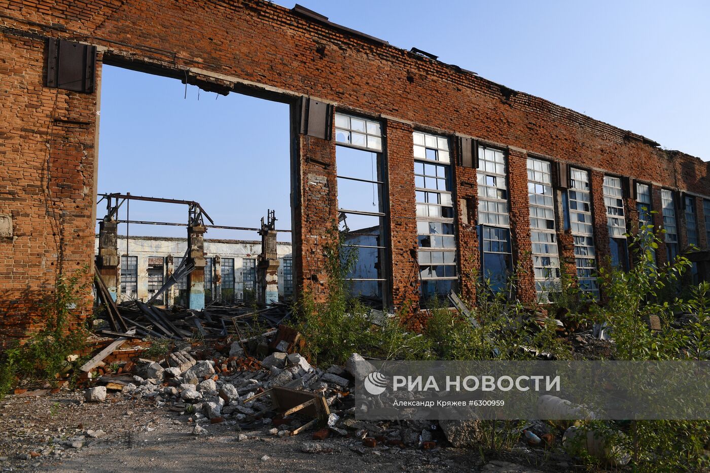 Бывший химкомбинат в Усолье-Сибирском