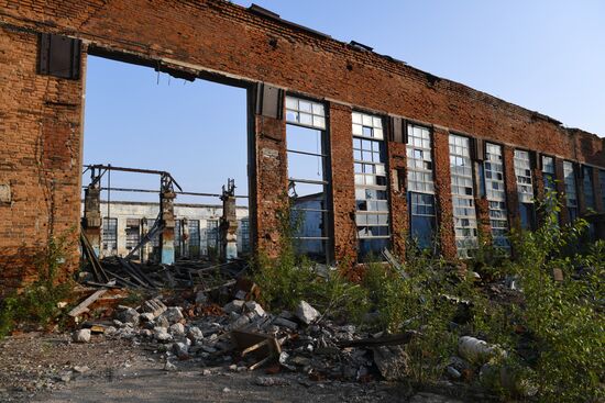 Бывший химкомбинат в Усолье-Сибирском