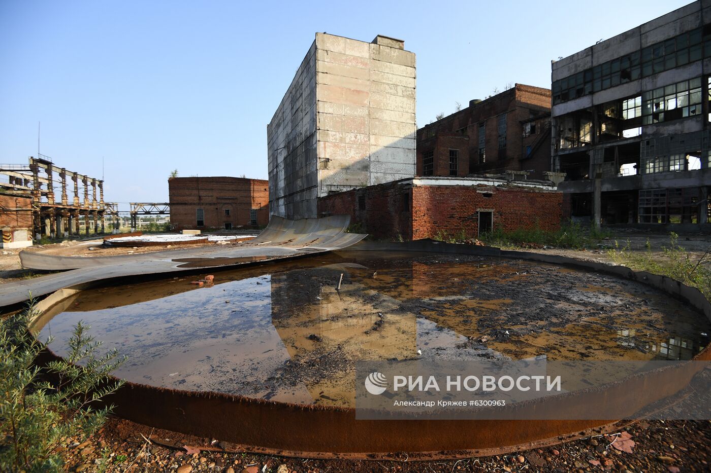Бывший химкомбинат в Усолье-Сибирском