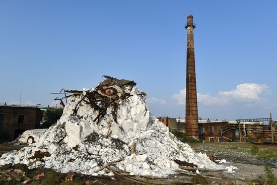 Бывший химкомбинат в Усолье-Сибирском