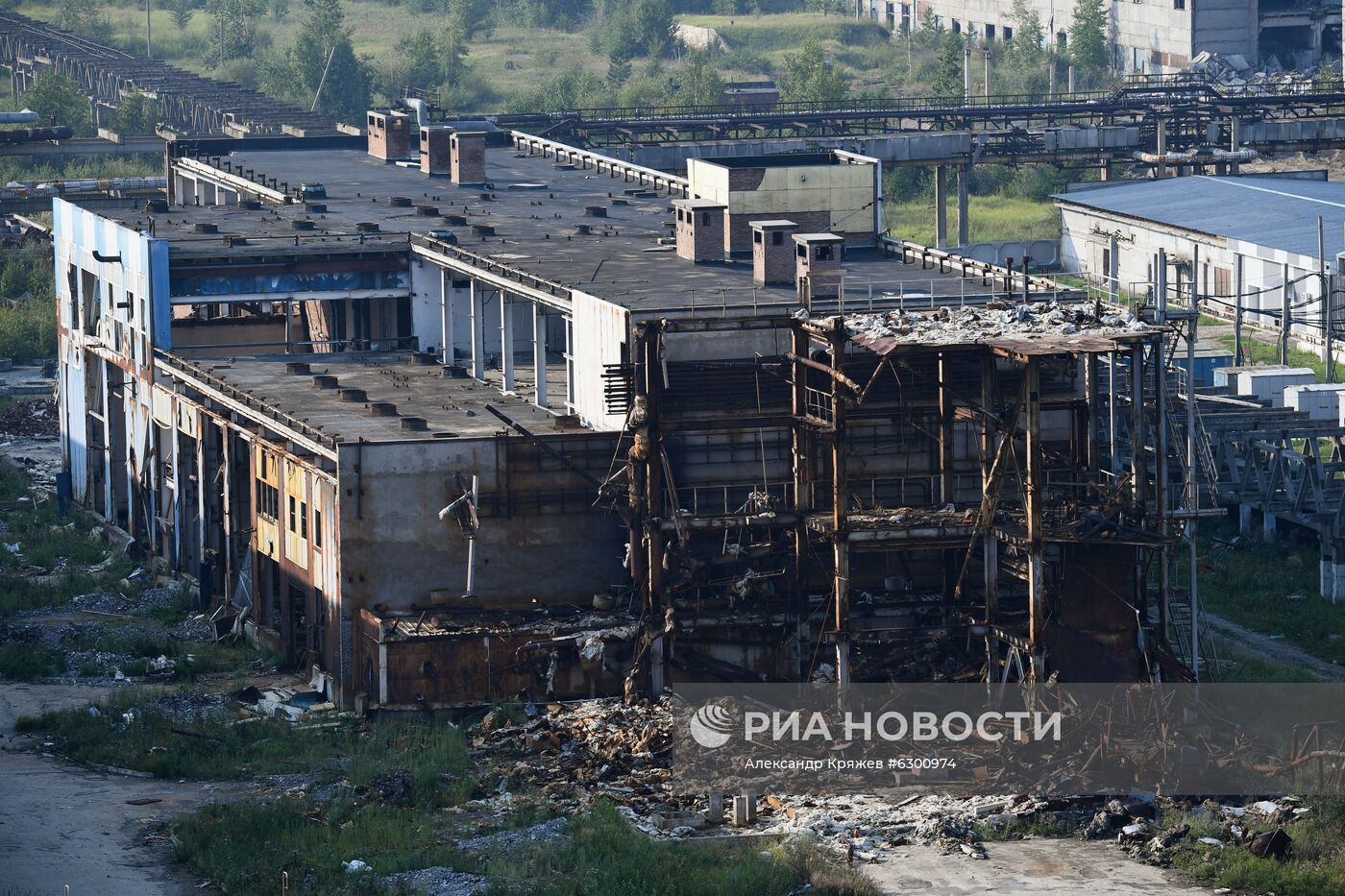 Бывший химкомбинат в Усолье-Сибирском