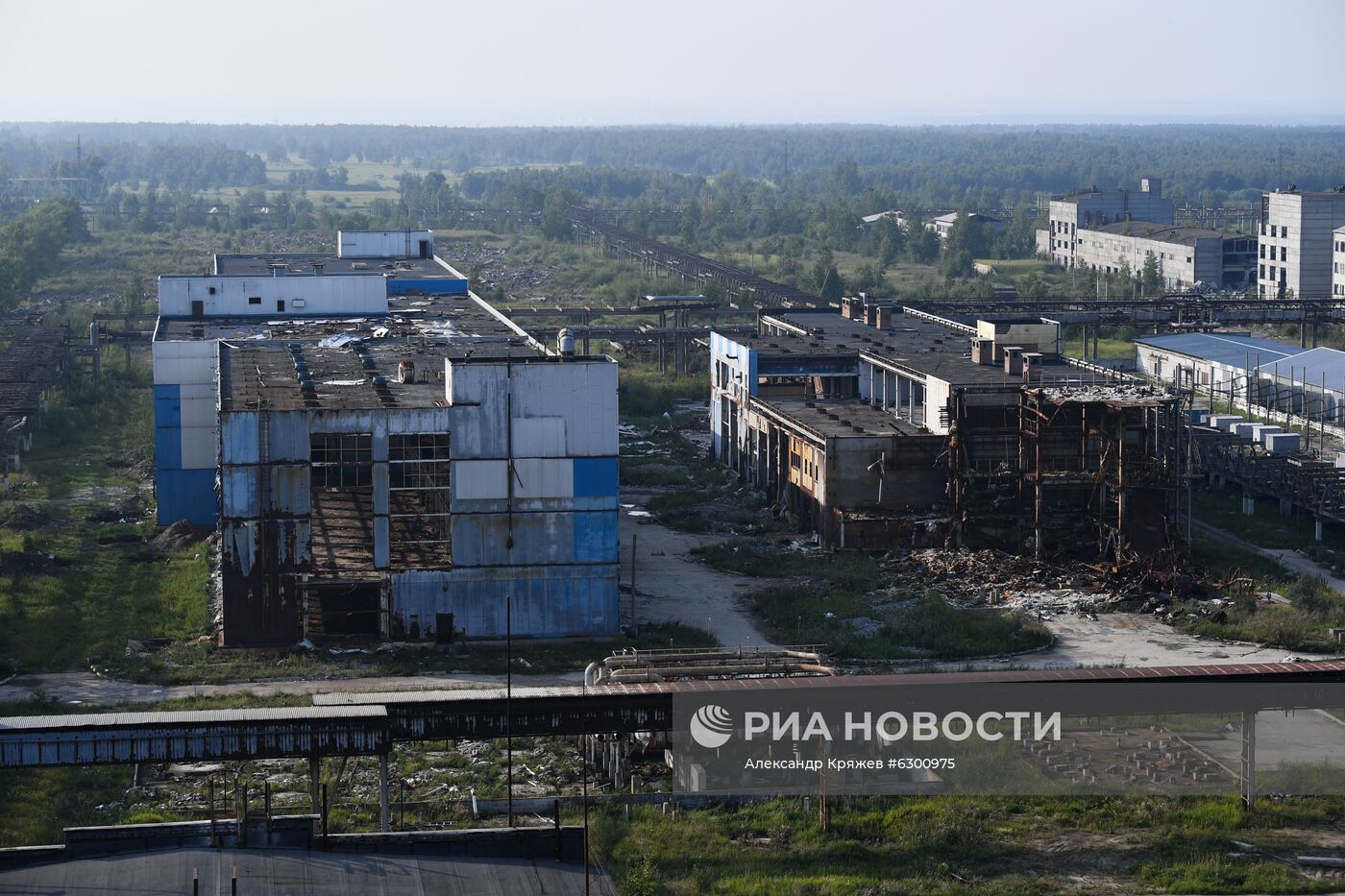 Бывший химкомбинат в Усолье-Сибирском