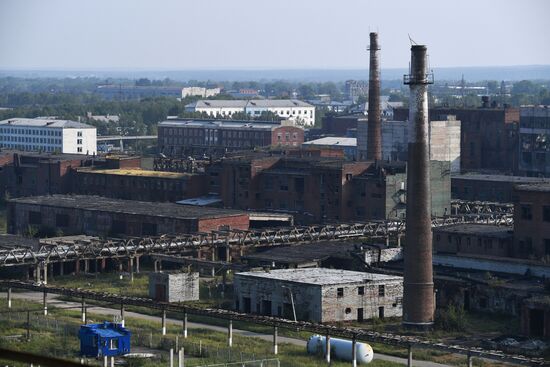 Бывший химкомбинат в Усолье-Сибирском