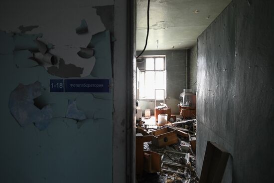 Бывший химкомбинат в Усолье-Сибирском