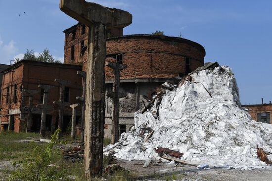 Бывший химкомбинат в Усолье-Сибирском