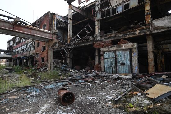 Бывший химкомбинат в Усолье-Сибирском