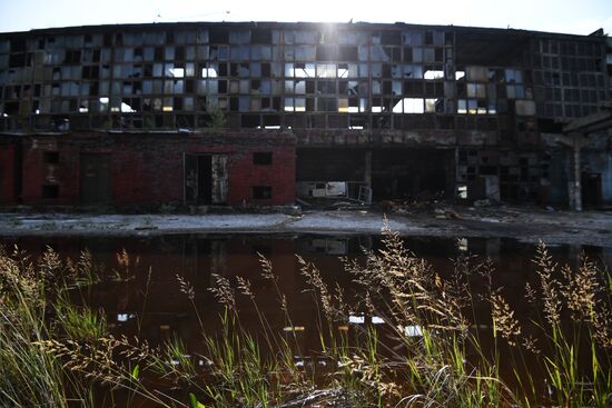 Бывший химкомбинат в Усолье-Сибирском