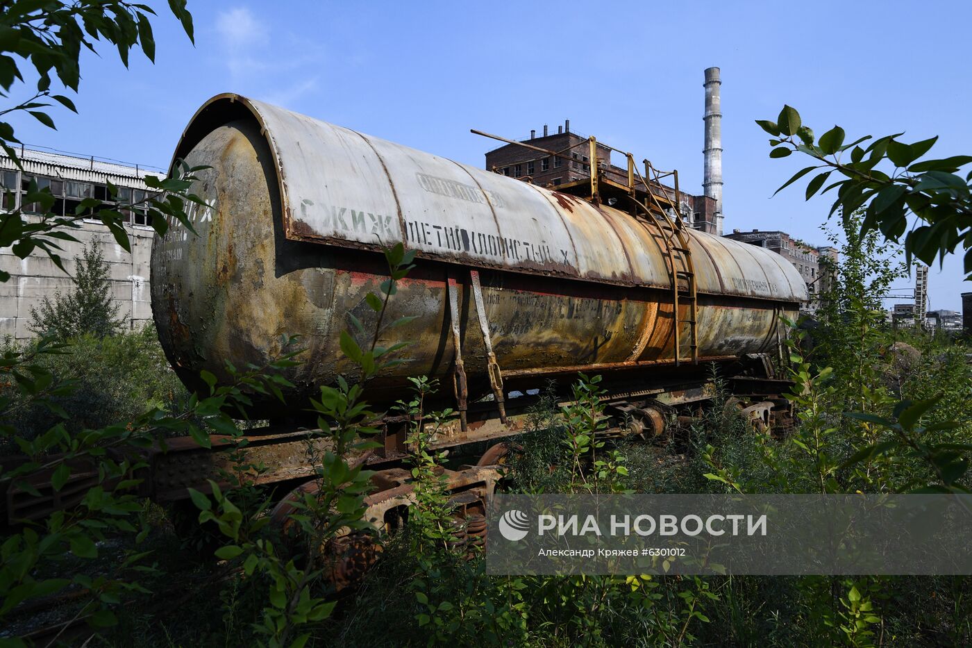 Бывший химкомбинат в Усолье-Сибирском