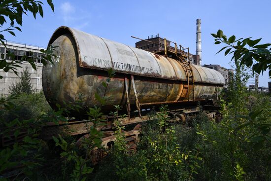 Бывший химкомбинат в Усолье-Сибирском