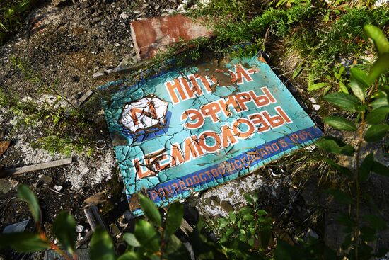 Бывший химкомбинат в Усолье-Сибирском