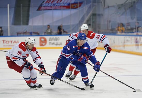 Хоккей. Sochi hockey open. Матч СКА — "Локомотив" 