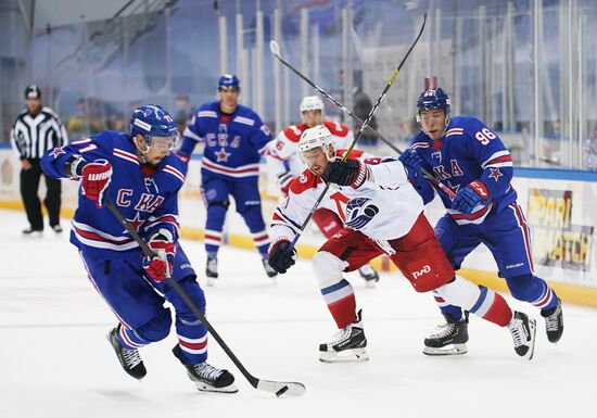 Хоккей. Sochi hockey open. Матч СКА — "Локомотив" 