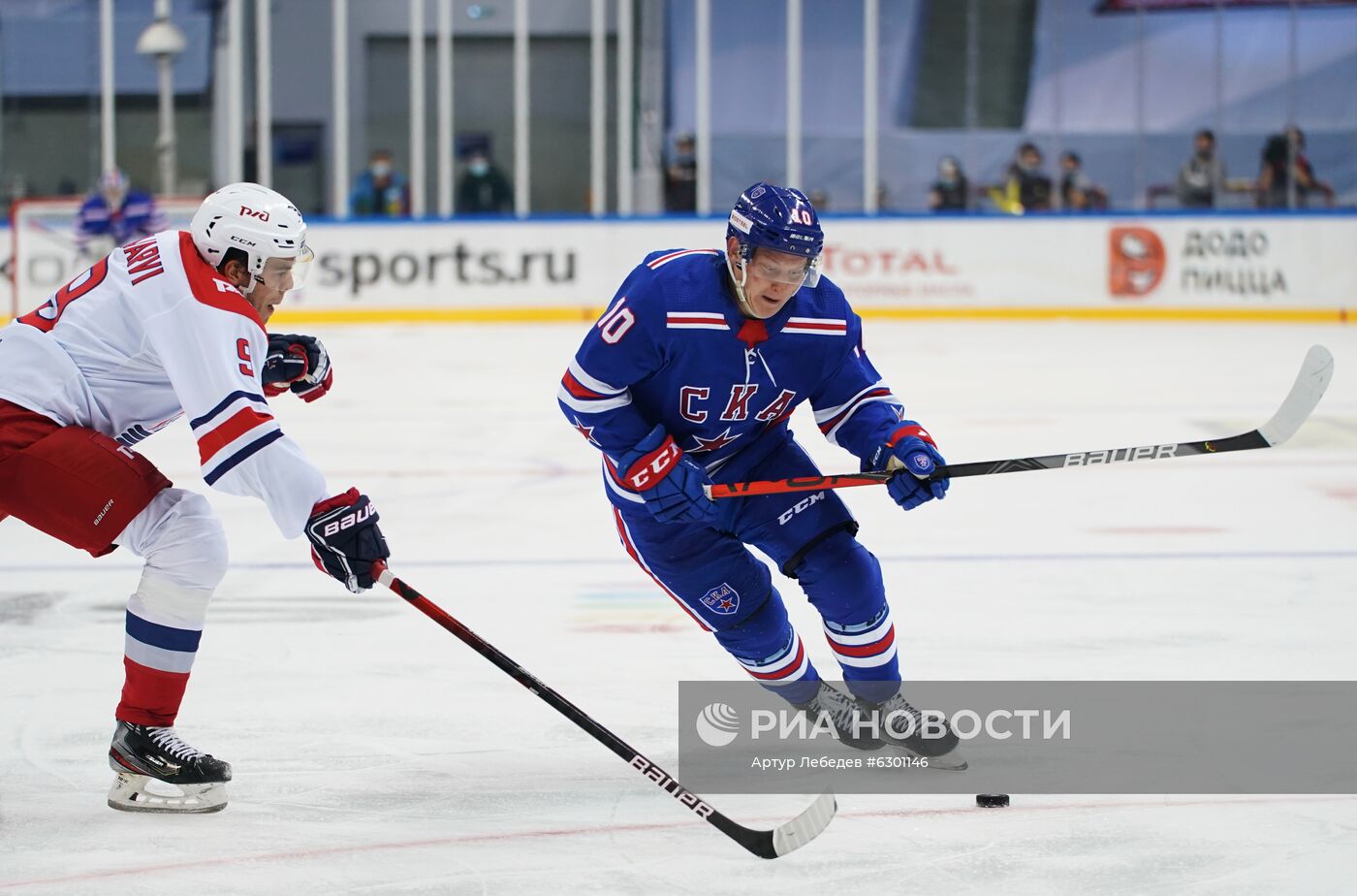 Хоккей. Sochi hockey open. Матч СКА — "Локомотив" 