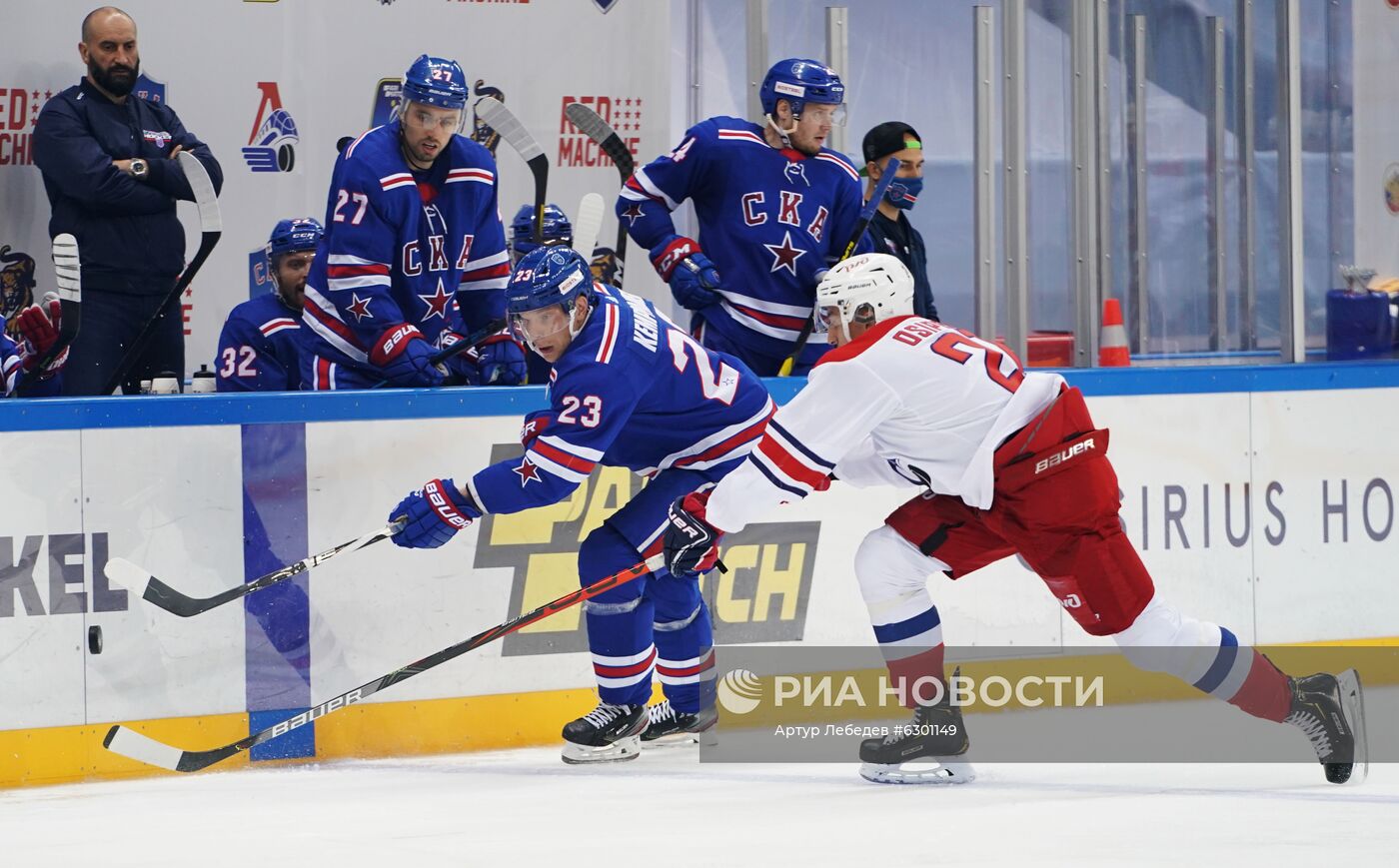 Хоккей. Sochi hockey open. Матч СКА — "Локомотив" 