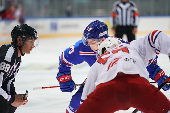 Хоккей. Sochi hockey open. Матч СКА — "Локомотив" 