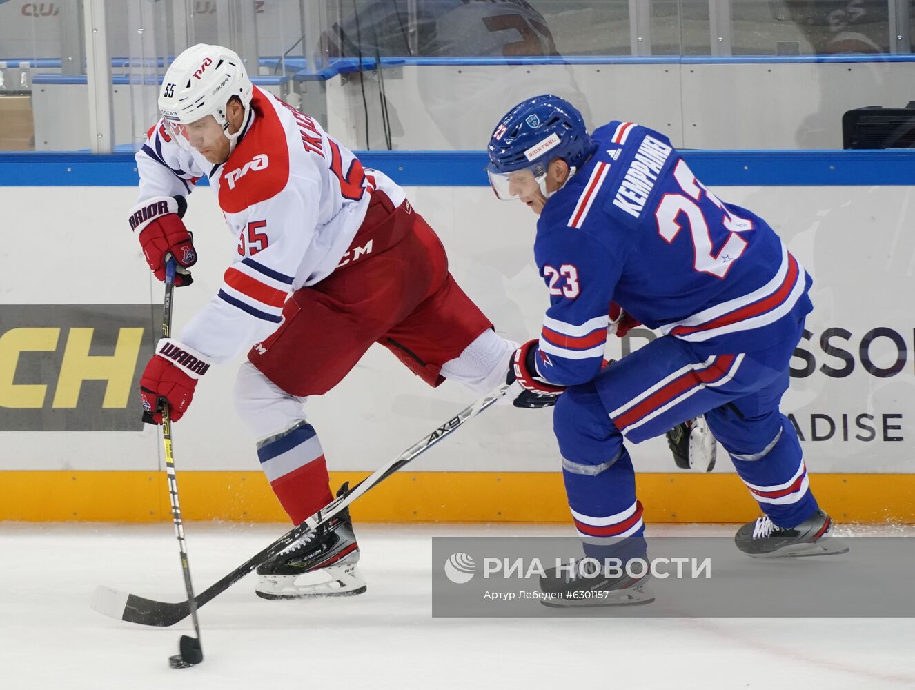 Хоккей. Sochi hockey open. Матч СКА — "Локомотив" 