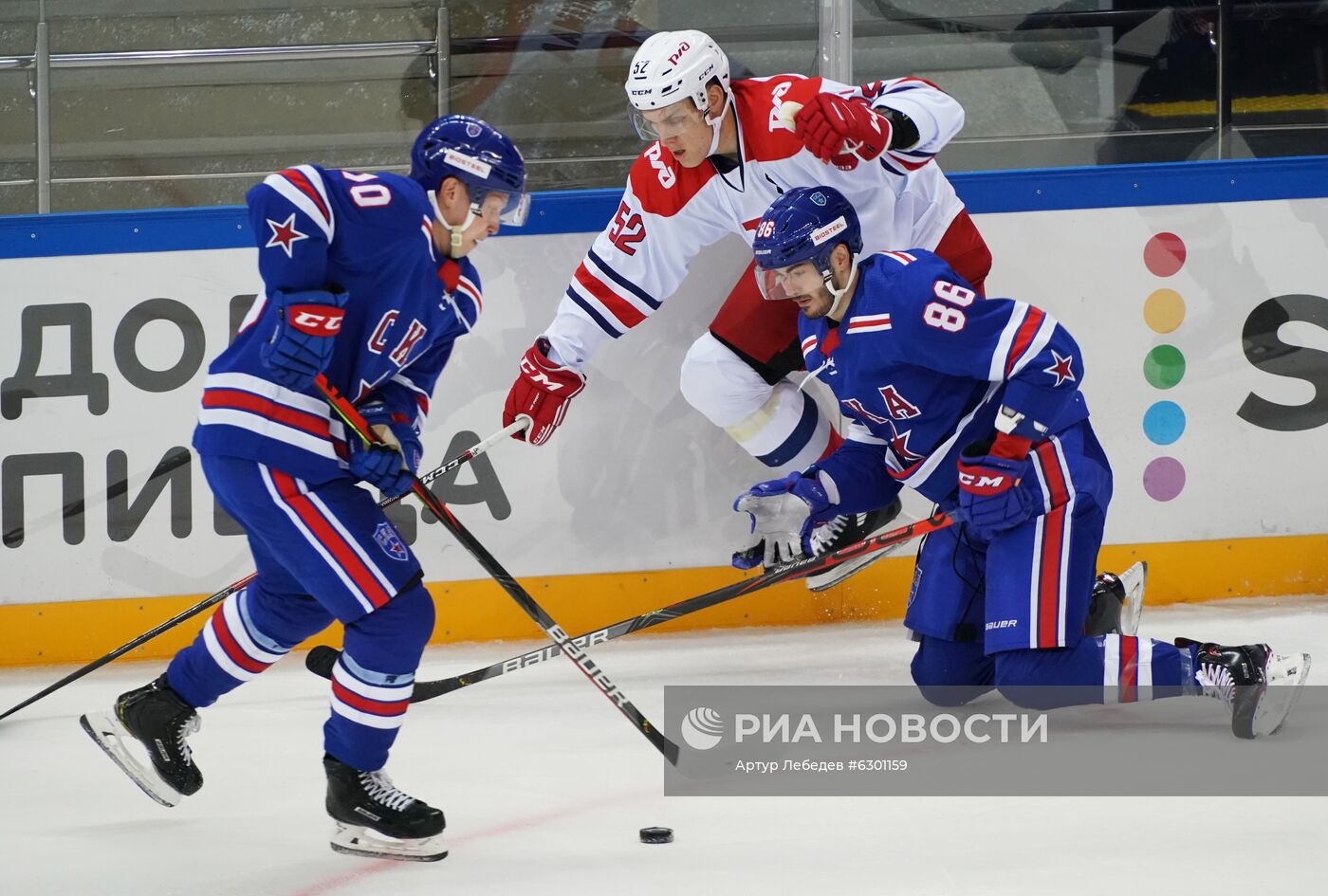 Хоккей. Sochi hockey open. Матч СКА — "Локомотив" 