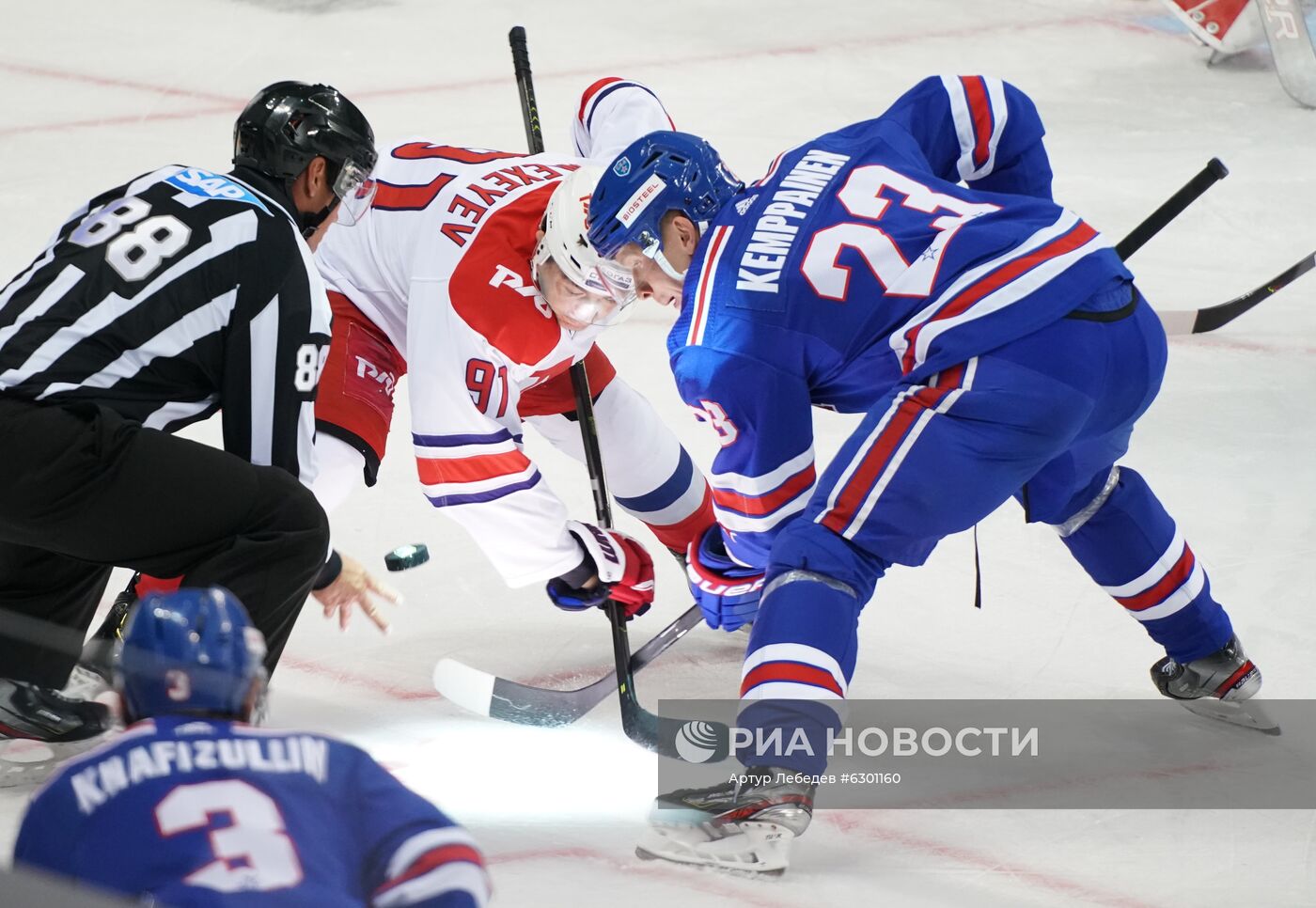 Хоккей. Sochi hockey open. Матч СКА — "Локомотив" 