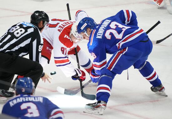 Хоккей. Sochi hockey open. Матч СКА — "Локомотив" 