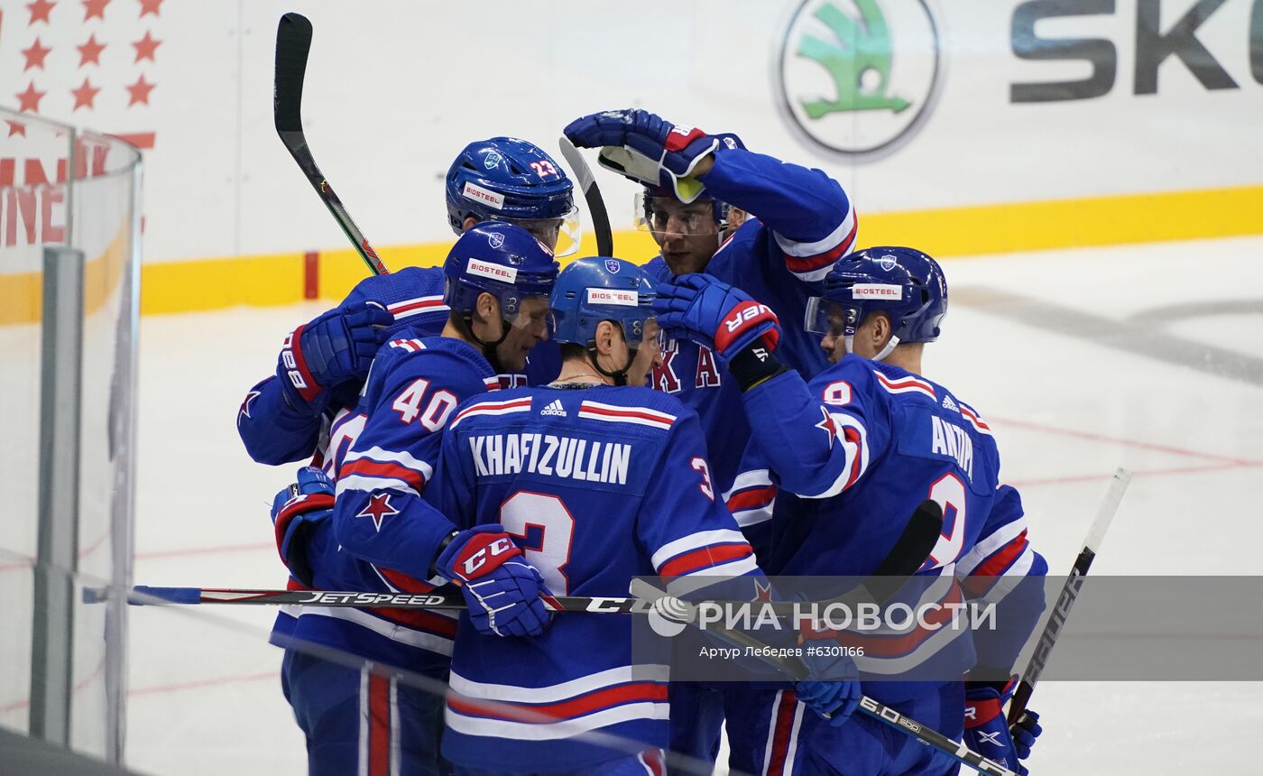 Хоккей. Sochi hockey open. Матч СКА — "Локомотив" 