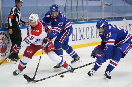 Хоккей. Sochi hockey open. Матч СКА — "Локомотив" 
