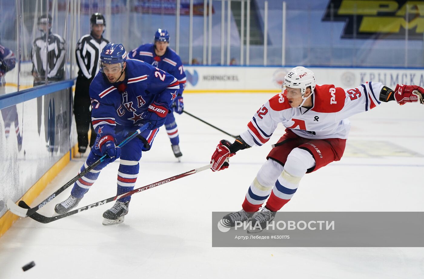 Хоккей. Sochi hockey open. Матч СКА — "Локомотив" 